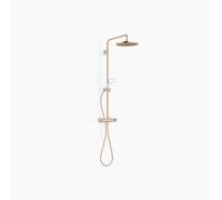 Dornbracht Showerpipe avec thermostat de douche sans douchettes à main, saillie douche à main 450mm, douche de tête 300mm, 34460979-46, Couleur: Champagne brossé