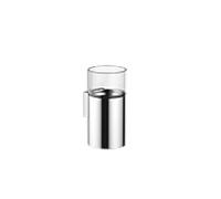 Dornbracht support de verre Meta.02 8340097900 modèle de mur, chromé , avec un verre de cristal, transparent