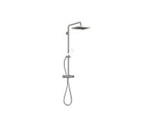 Dornbracht Symetrics set de douche 34459980-99 avec thermostatique de douche, douche sur pied à projection 450 mm, platine foncé mat