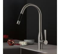 Dornbracht Sync Mitigeur de cuisine pivotant, avec douchette extractible, 33870895-06,