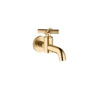 Dornbracht Tara. 30010892-28 avec poignée en croix, eau froide, saillie 140 mm, laiton brossé
