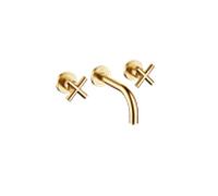Dornbracht Tara. 36707892-28 pour garniture de vidange mural, sans match0, saillie 160 mm, laiton brossé