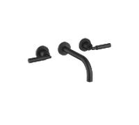 Dornbracht Tara . Set de finition 36712882-33 pour garniture de vidange mural, sans allumette0, 190 mm, noir mat