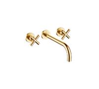 Dornbracht Tara. 36717892-28 pour garniture de vidange mural, sans match0, 240 mm, laiton brossé