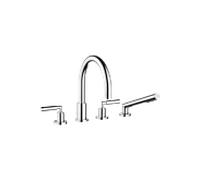 Dornbracht Tara 4 trous Tara . 2751288200 chromé, monté sur jante, levier de poignée