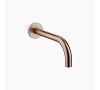 Dornbracht TARA Bec déverseur mural pour lavabos sans garniture d'écoulement, saillie 190mm, 13800882-42, Couleur: bronze brossé