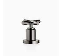 Dornbracht TARA Inverseur deux voies pour montage sur bord de baignoire ou sur bord de carrelage, inverseur automatique baignoire/douche, 29140892-19, Couleur: Chrome foncé