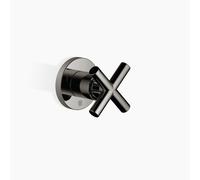 Dornbracht TARA Inverseur encastré trois voies, rosace ronde, Ø 60mm, 36210892-19, Couleur: Chrome foncé