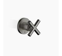 Dornbracht TARA Inverseur encastré trois voies, rosace ronde, Ø 60mm, 36210892-99, Couleur: foncé Platine mat