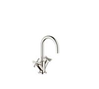 Dornbracht Tara. manettes 22512892-06 pour lavabo, avec garniture de vidage , saillie 135 mm, platine mat