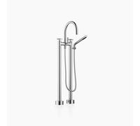 Dornbracht TARA Mélangeur bain/douche à deux trous pour montage indépendant, inverseur rotatif bain/douche saillie 220mm, 25943892-93, Couleur: Chrome brossé
