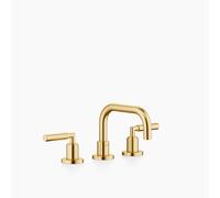 Dornbracht TARA Mélangeur de lavabo à trois trous avec vidage, poignées manettes, saillie 166mm, 20705882-28, Couleur: Laiton brossé