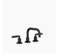 Dornbracht TARA Mélangeur de lavabo à trois trous avec vidage, poignées manettes, saillie 166mm, 20705882-33, Couleur: Noir Mat