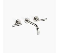 Dornbracht TARA Mélangeur mural pour lavabo sans garniture de vidage, saillie 190mm, kit de montage final, 36712882-06, Couleur: Platine Mat