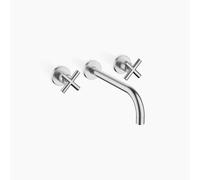 Dornbracht TARA Mélangeur mural pour lavabo sans garniture de vidage, saillie 240mm, kit de montage final, 36717892-93, Couleur: Chrome brossé