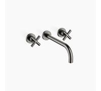Dornbracht TARA Mélangeur mural pour lavabo sans garniture de vidage, saillie 240mm, kit de montage final, 36717892-99, Couleur: foncé Platine mat