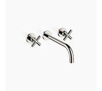 Dornbracht TARA Mélangeur mural pour lavabo sans garniture de vidage, saillie 240mm, kit de montage final, 36717892-08, Couleur: platine