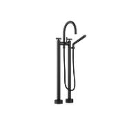 Dornbracht Tara . Mitigeur baignoire 2 trous 25943892-33 Poignées croisées, à poser, avec set, noir mat