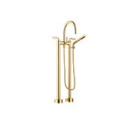 Dornbracht Tara. mitigeur bain-douche 2 trous 25943882-28 à levier, sur pied, avec set, laiton brossé