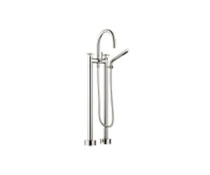 Dornbracht Tara. Mitigeur bain-douche 2 trous 25943892-06 Poignées en croix, pose libre, avec set, platine mat
