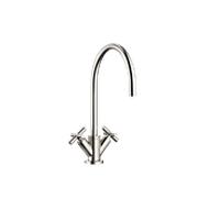 Dornbracht TARA Mitigeur monotrou, bec pivotant à 360°, saillie 235mm, 22815892-06, Couleur: Platine Mat