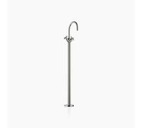 Dornbracht TARA Mitigeur monocommandé pour lavabo avec tube de trop-plein sans garniture d'écoulement, saillie 201mm, 22585892-08, Couleur: platine