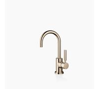 Dornbracht TARA Mitigeur monocommandé pour lavabos avec garniture d'écoulement, saillie 137mm, 33500882-47, Couleur: Champagne