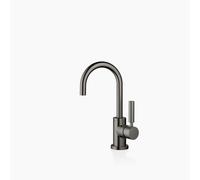 Dornbracht TARA Mitigeur monocommandé pour lavabos avec garniture d'écoulement, saillie 137mm, 33500882-99, Couleur: foncé Platine mat
