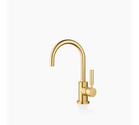 Dornbracht TARA Mitigeur monocommandé pour lavabos avec garniture d'écoulement, saillie 166mm, 33513882-28, Couleur: Laiton brossé
