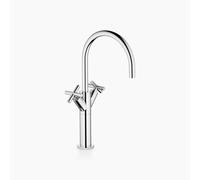 Dornbracht TARA Mitigeur monocommandé pour lavabos avec pied surélevé, sans vidage, saillie 200mm, 22533892-00, Couleur: chrome