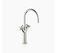 Dornbracht TARA Mitigeur monocommandé pour lavabos avec pied surélevé, sans vidage, saillie 200mm, 22533892-08, Couleur: platine