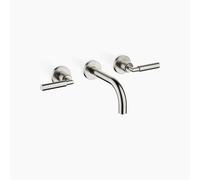 Dornbracht TARA Mitigeur mural pour lavabo sans vidage, saillie 160mm, kit de montage final, 36707882-06, Couleur: Platine Mat