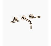 Dornbracht TARA Mitigeur mural pour lavabo sans vidage, saillie 160mm, kit de montage final, 36707882-47, Couleur: Champagne