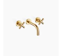 Dornbracht TARA Mitigeur mural pour lavabos sans vidage, saillie 160mm, 36707892-28, Couleur: Laiton brossé