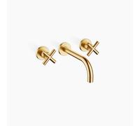 Dornbracht TARA Mitigeur mural pour lavabos sans vidage, saillie 190mm, 36712892-28, Couleur: Laiton brossé