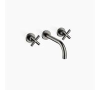 Dornbracht TARA Mitigeur mural pour lavabos sans vidage, saillie 190mm, 36712892-99, Couleur: foncé Platine mat