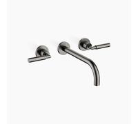 Dornbracht TARA Mitigeur mural pour lavabos sans vidage, saillie 240mm, 36717882-99, Couleur: foncé Platine mat