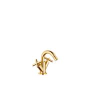 Dornbracht TARA Mitigeur monocommandé pour bidets avec garniture d'écoulement, saillie 124mm, 24510892-28, Couleur: Laiton brossé