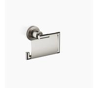 Dornbracht TARA Porte-rouleau de papier avec couvercle, 83510892-06, Couleur: Platine Mat