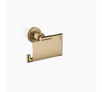Dornbracht TARA Porte-rouleau de papier avec couvercle, 83510892-39, Couleur: Dark Brass brossé