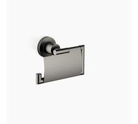 Dornbracht TARA Porte-rouleau de papier avec couvercle, 83510892-99, Couleur: foncé Platine mat
