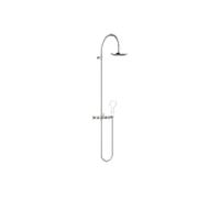 Dornbracht Tara. set de douche 26632892-06 avec mitigeur de douche à deux mains, saillie de la douche sur pied 420 mm, platine mat