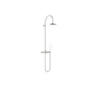 Dornbracht Tara . Set de douche 26632892-08 avec mitigeur de douche à deux mains, saillie de la douche sur pied 420 mm, platine