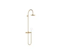 Dornbracht TARA Showerpipe avec mitigeur de douche sans douchette à main, flowReduce, 26632892-28, Couleur: Laiton brossé