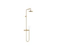 Dornbracht Tara . Set de douche 26633892-28 avec mitigeur de douche à deux mains, saillie de douche sur pied 420 mm, laiton brossé