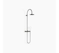 Dornbracht TARA Showerpipe avec mitigeur de douche sans douchette à main, flowReduce, 26632892-19, Couleur: Chrome foncé