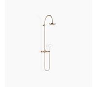 Dornbracht TARA Showerpipe avec mitigeur de douche sans douchette à main, flowReduce, 26632892-27, Couleur: Light Gold brossé