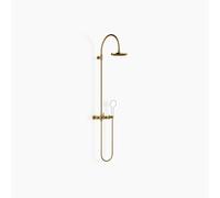 Dornbracht TARA Showerpipe avec mitigeur de douche sans douchette à main, flowReduce, 26632892-39, Couleur: Dark Brass brossé