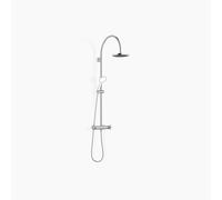 Dornbracht TARA Showerpipe avec thermostat de douche sans douchettes à main, 220mm, flowReduce, 34458892-93, Couleur: Chrome brossé
