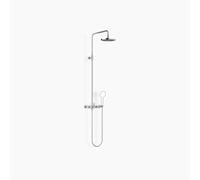 Dornbracht TARA Showerpipe sans douchette à main, saillie de la douchette à main 420mm, flowReduce, 26633892-93, Couleur: Chrome brossé